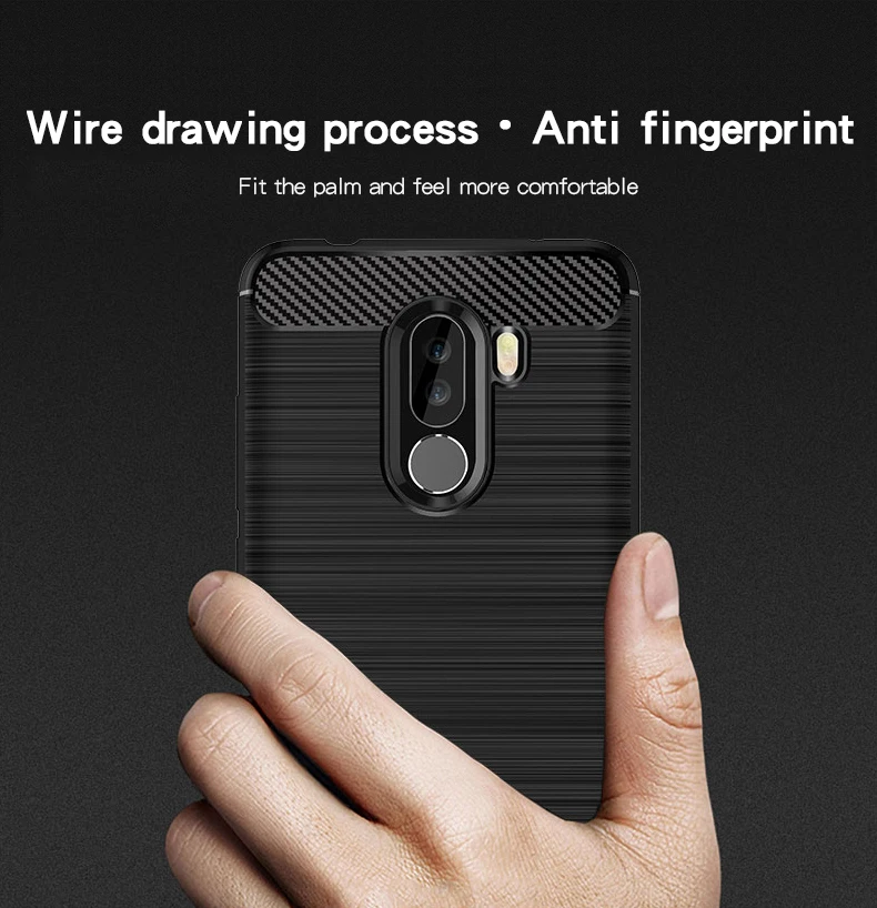Чехол MOFI для Xiaomi Pocophone F1 силиконовый мягкий чехол из ТПУ телефона Poco Fi в Индии