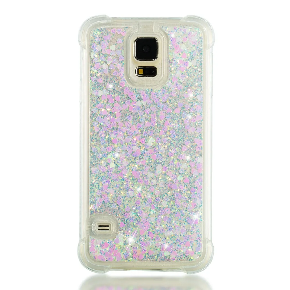 Новейший чехол для Samsung Galaxy S5 I9600 S6 G9200 S6Edge G925 S9 Plus мягкий с сыпучим песком задняя