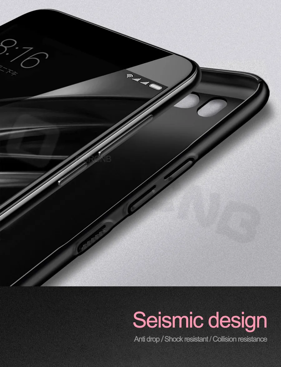 Роскошный Жесткий матовый чехол из поликарбоната для Xiaomi mi6 mi5 mi5s plus, чехол s для Xiaomi mi5c mi5x mi6, пластиковый PC