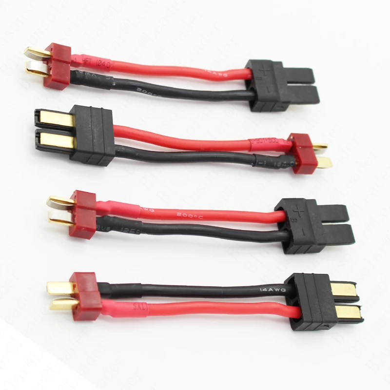 Оптовая продажа RC коннектор 60 мм 14AWG TRX штекер к т образному штекеру|connector