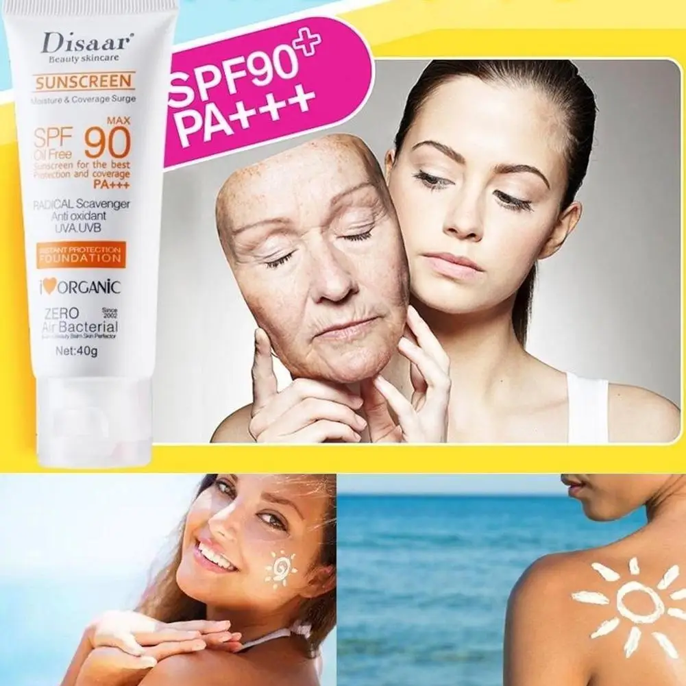 Spf90++ солнцезащитный крем для лица, водонепроницаемый солнцезащитный крем, отбеливающий изоляционный Увлажняющий анти-УФ крем для кожи, Солнцезащитный дневной крем