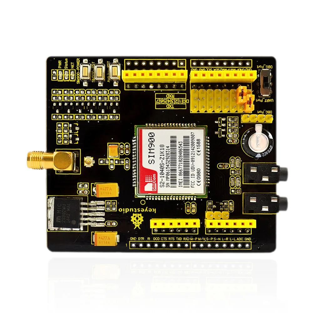 Keyestudio SIM900 GSM модуль GPRS щиты для Arduino UNO и Mega/Леонардо беспроводной с расширением