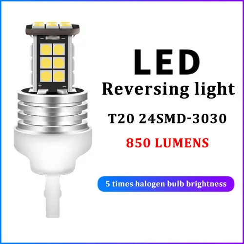 Синий 2X Canbus T15 W16W W21W 7440 T20 LED Backup Reverse Light lamp For Toyota Rav4 2006- Error Free White Xenon - Испускаемый цвет: Синий