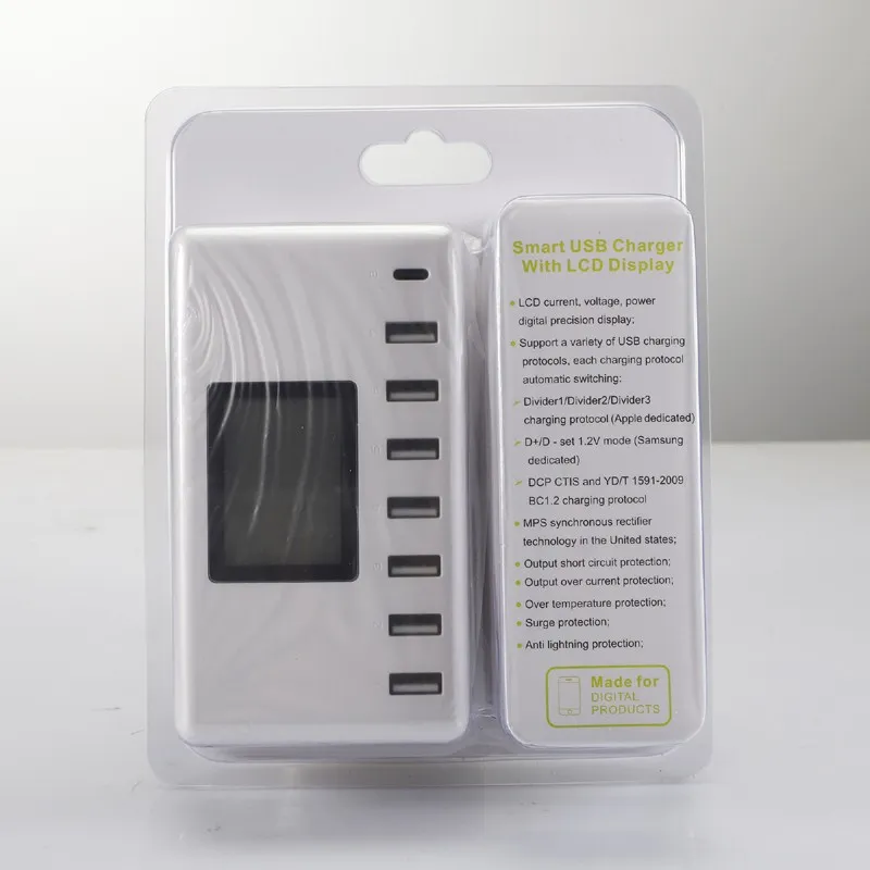 Тип C Зарядное устройство Портативный Multi USB Порты и разъёмы быстрого 8 разъем