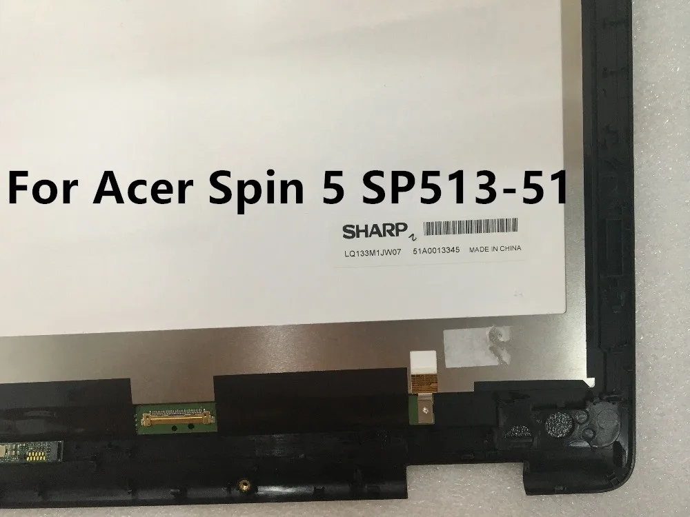 1920*1080 Для acer Spin 5 SP513-51 ips ЖК-экран+ сенсорный дигитайзер сборка FHD B133HAB01.0 или LQ133M1JW07