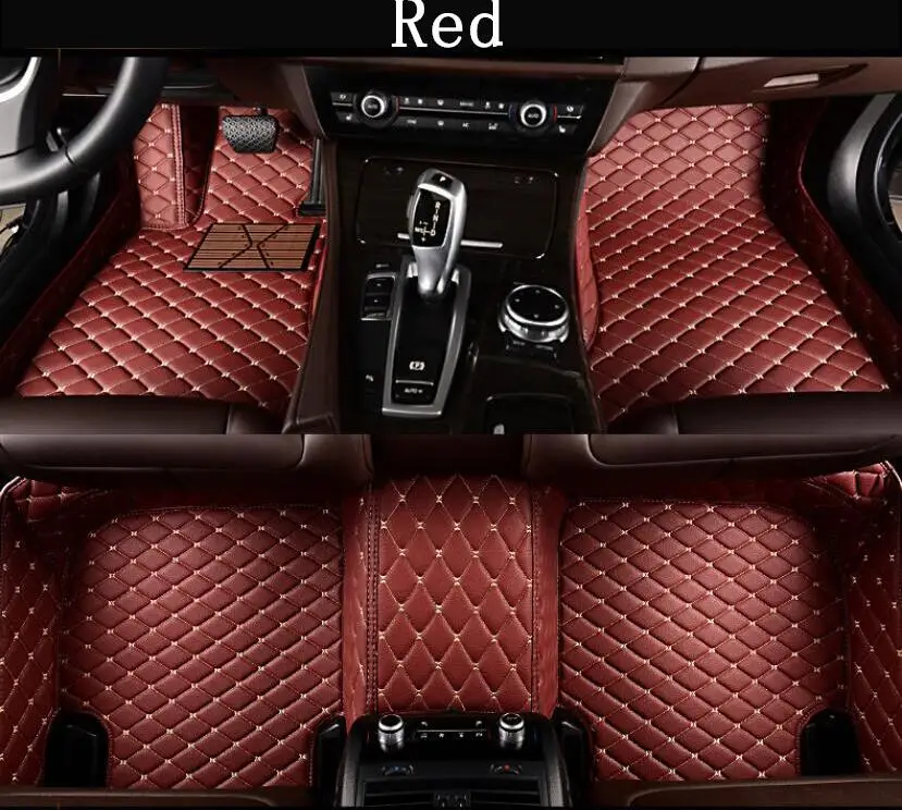 Автомобильные 3D роскошные кожаные автомобильные коврики для 10-12 Lexus ES250 ES350 2010 2011