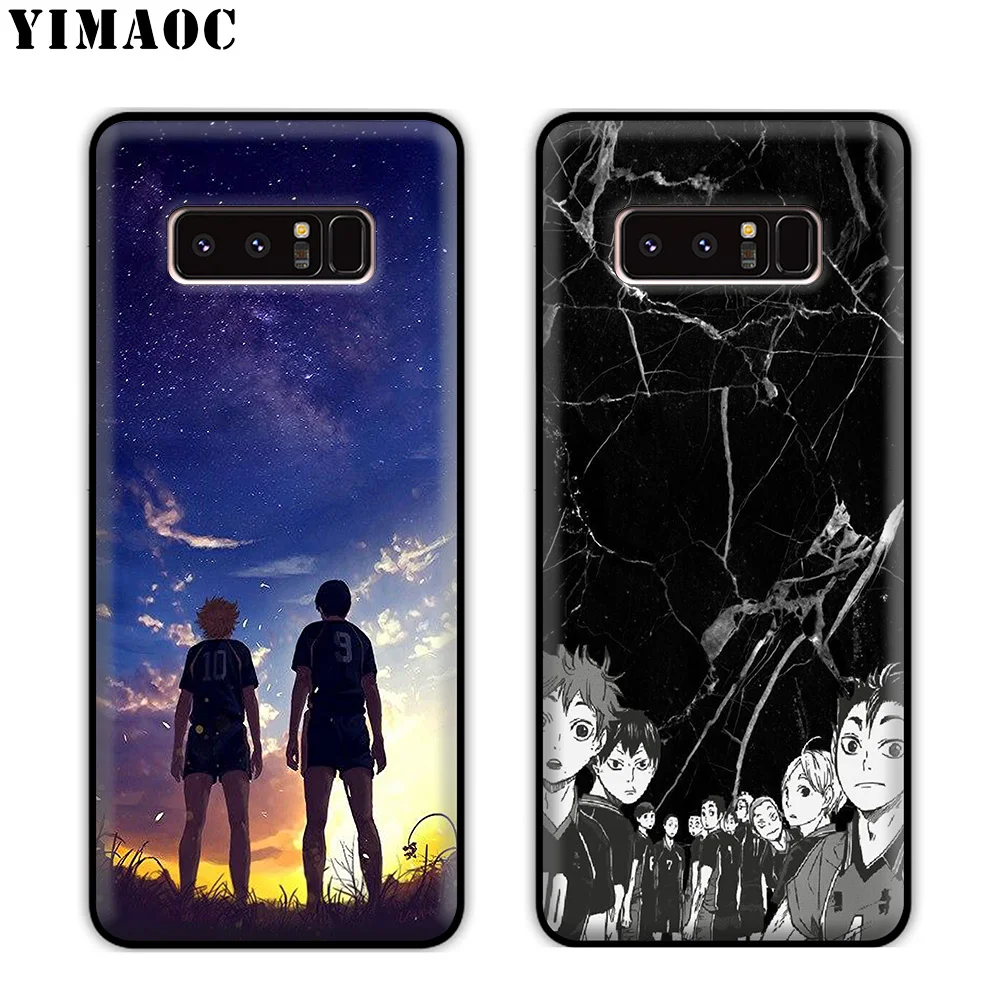 YIMAOC Haikyuu аниме Мягкий силиконовый чехол для samsung Galaxy S10 S10e S9 S8 Plus S7 S6 Edge J6 |