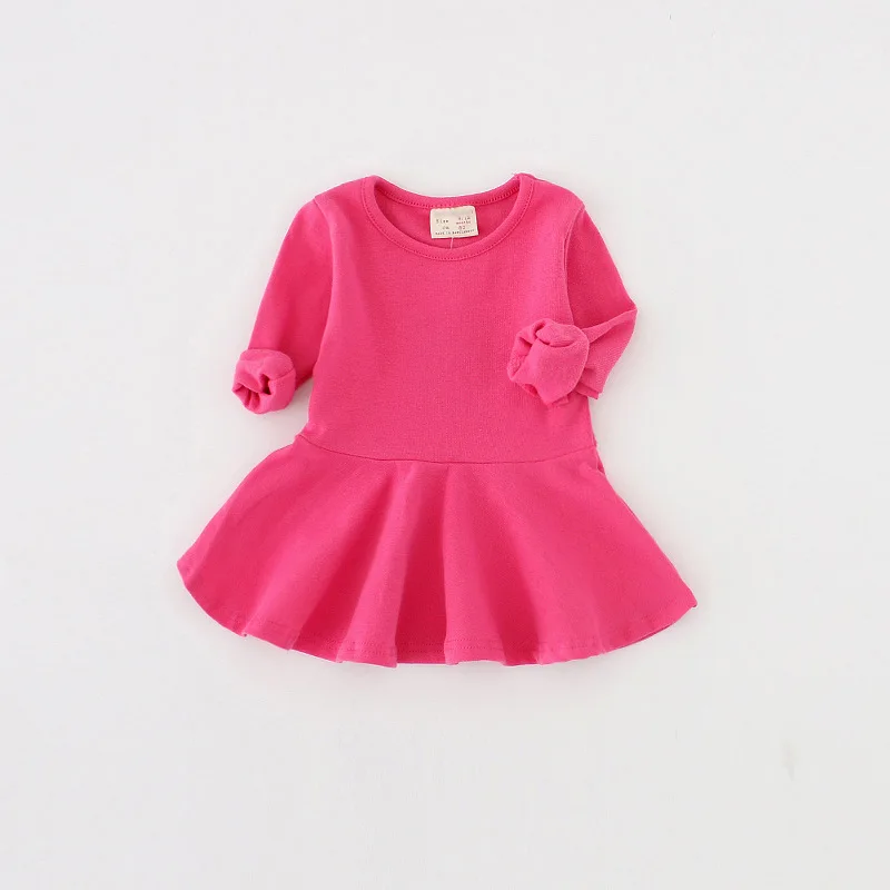 Girl Dress 2019 Long Sleeve Casual Ruffles Kids Clothes Dresses For Girls Newborn Baby Clothing Children Costume 1-4Y | Детская одежда