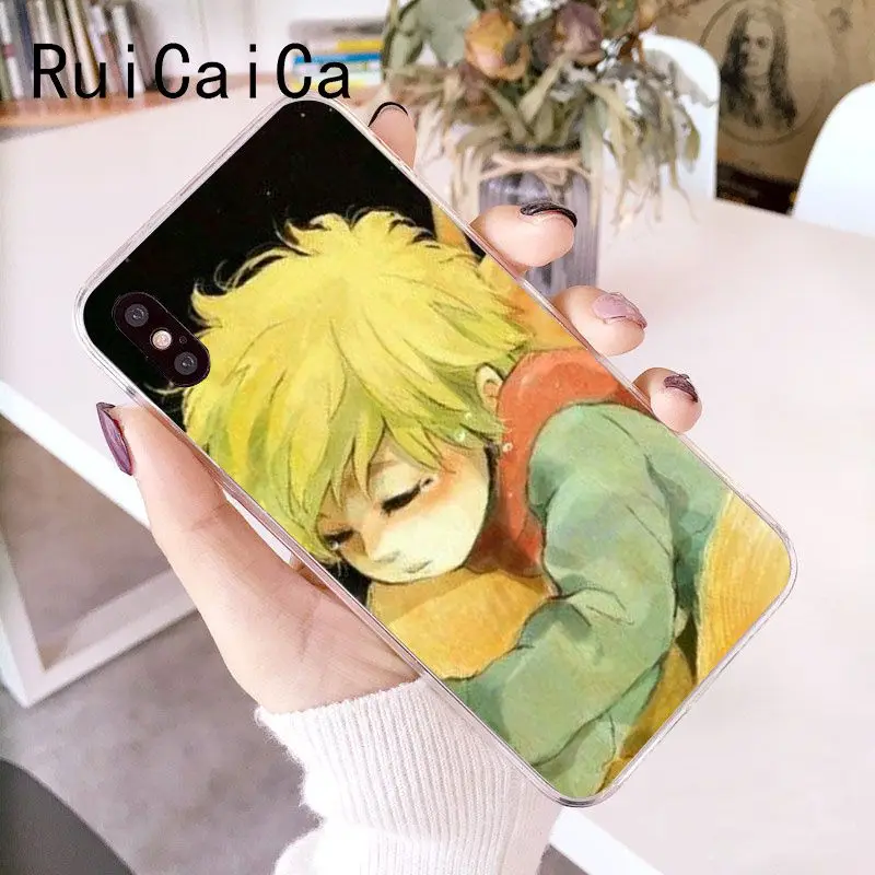Мягкий силиконовый чехол для телефона RuiCaiCa Little Prince Elephant из ТПУ iPhone 5 5Sx 6 7 7plus 8 8Plus X