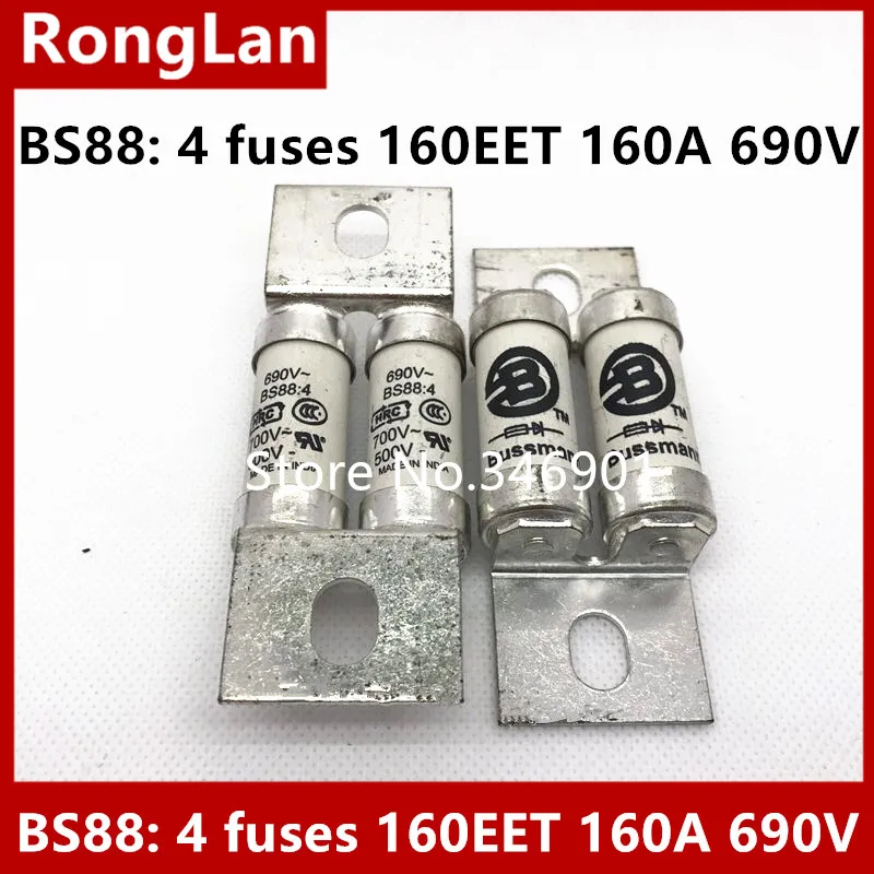 

[SA]US Cooper Bussmann fuse BS88: 4 fuses 75EET 90EET 140EET 110EET 160EET 160A 690V--5PCS/LOT