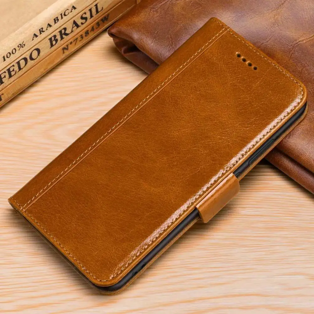 Light brown Роскошный чехол-футляр из натуральной кожи чехол для iPhone 6 6 S чехлы обложки для iPhone 6 6 S Plus - Цвет: Light brown
