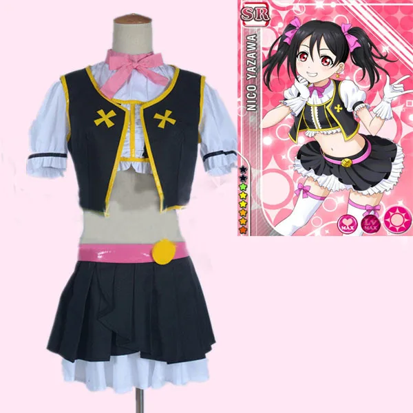 

lovelive Yazawa Nico lolita dress Anime Cosplay Costume for woman Japanese halloween disfraces vestidos