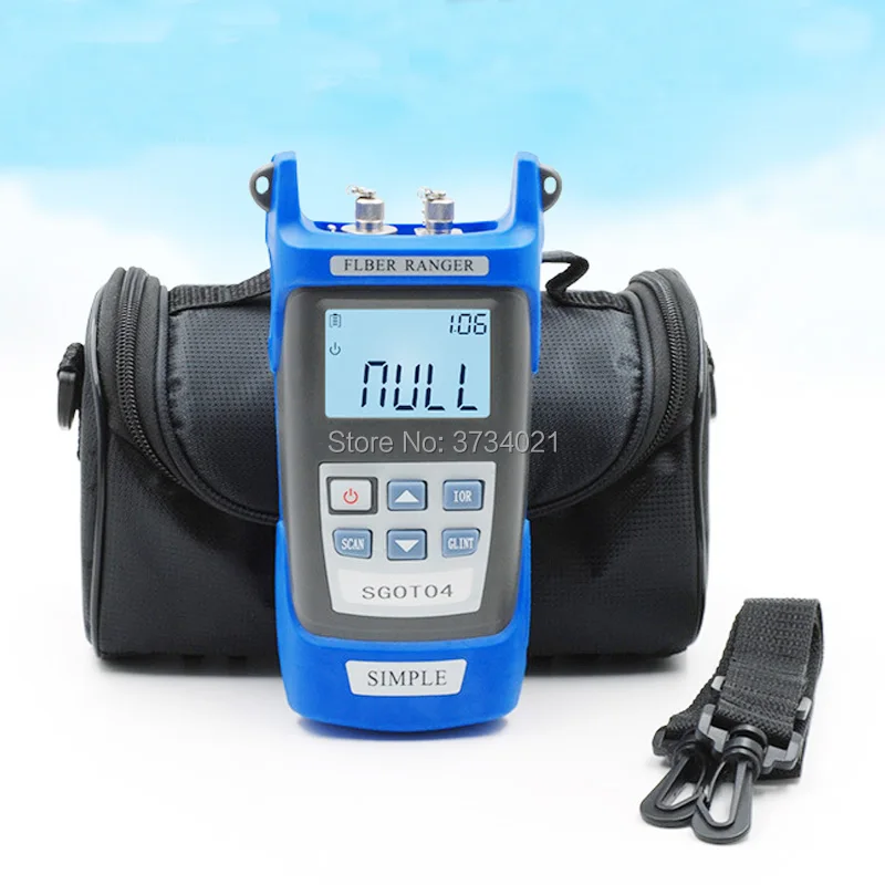 SGOT04 OTDR 60 км Оптическое волокно Ranger 1310/1550nm SM Мини оптический кабель локатор
