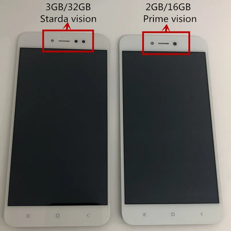 

kpay for Xiaomi Redmi Note 5A LCD Display Touch Screen Digitizer Assembly+frame for Note5A prime