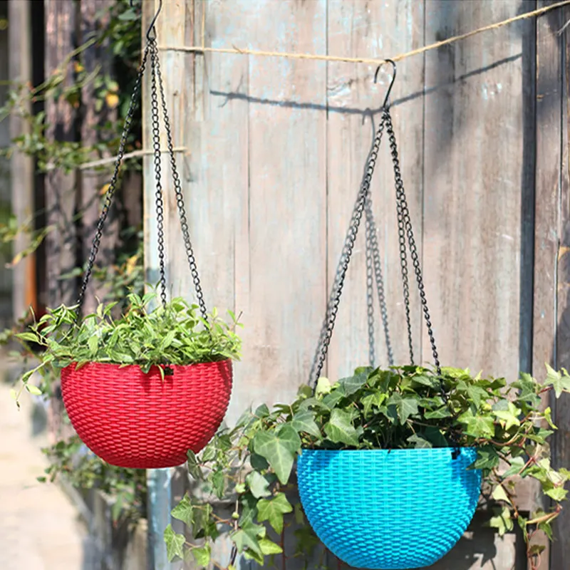 5 шт. подвесная цепочка для цветочного горшка с крючками|Подставки хранения и