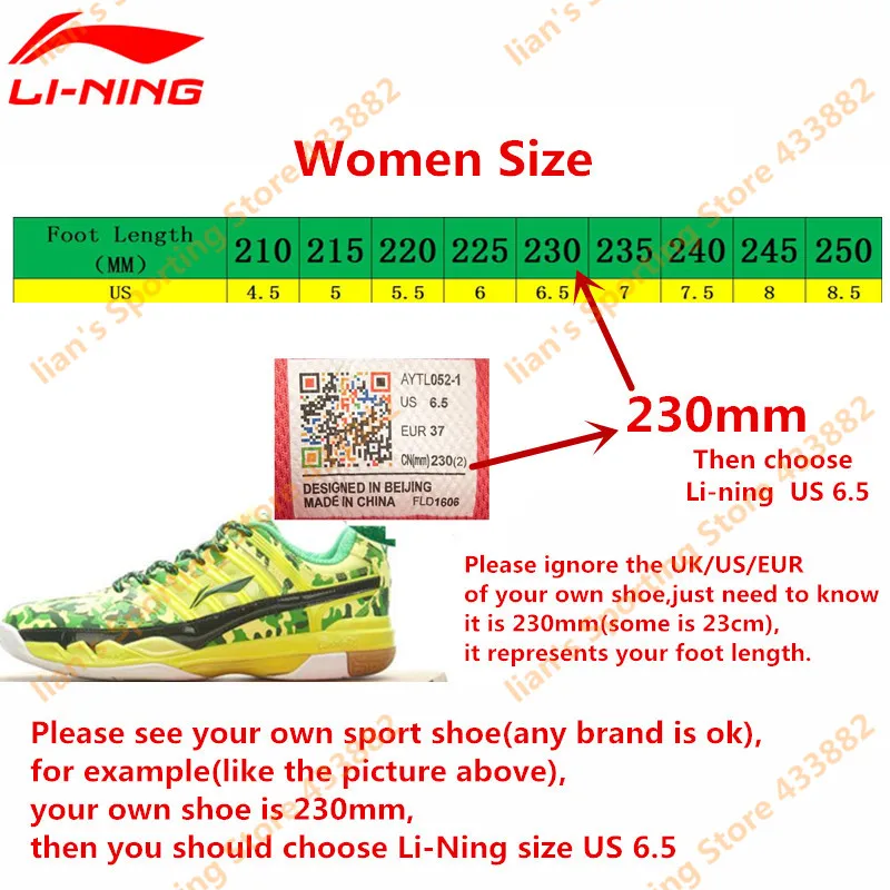 Li Ning/2017 г. Новая женская обувь для тренировок по бадминтону дышащие Нескользящие