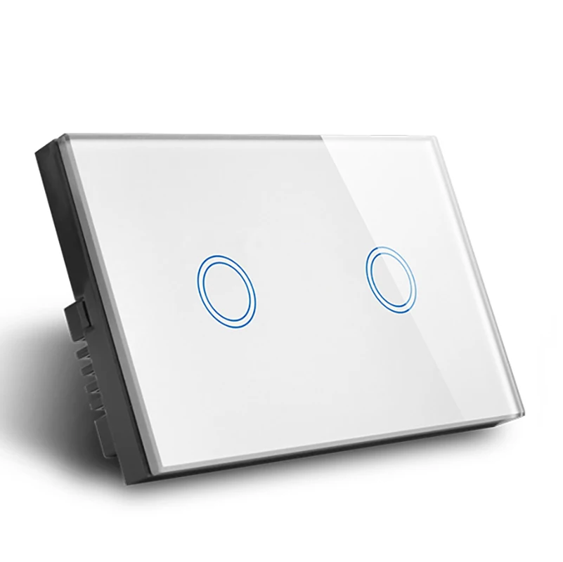 Американский стандарт 1/2/3 клавиши 1 канал Wi Fi сенсорный выключатель умный