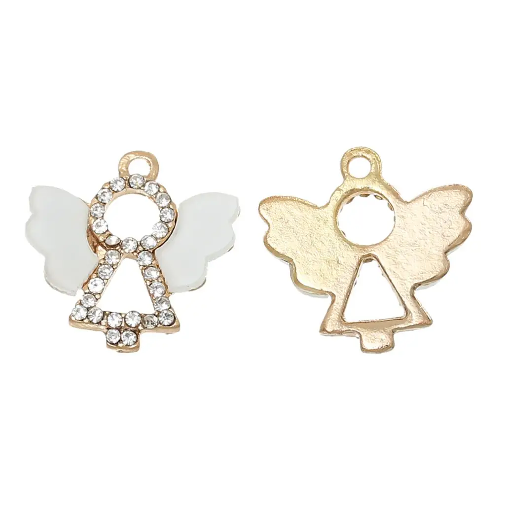 DoreenBeads металлический сплав + полимерные шармы подвески ангельские золотые цвета