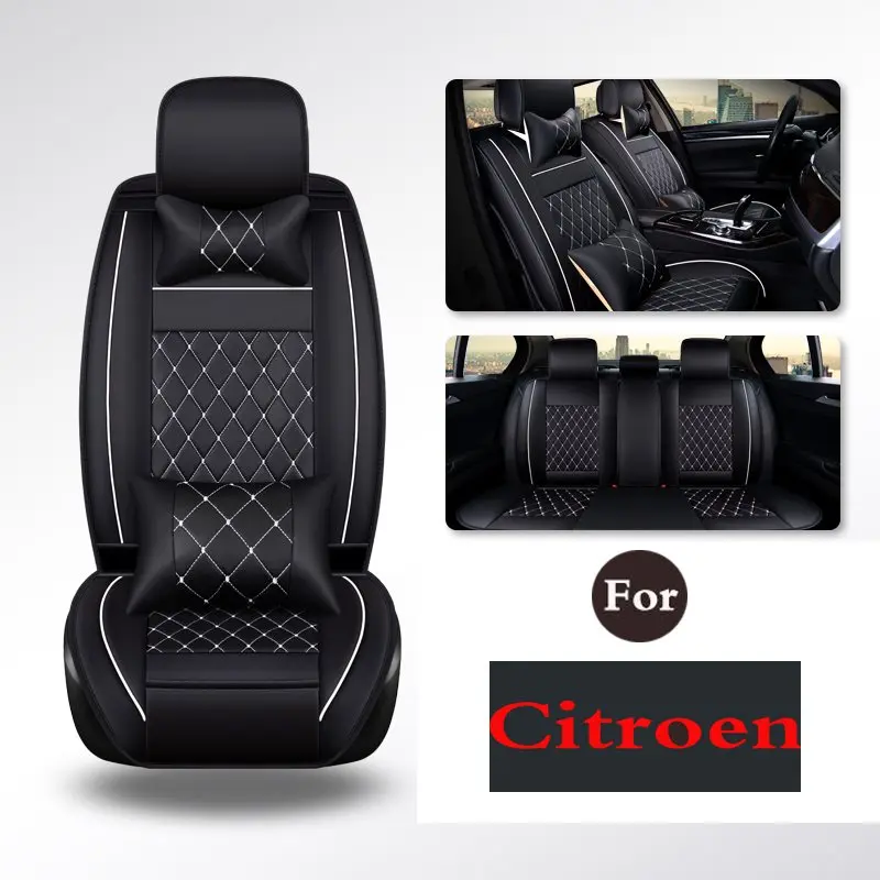 Авто один сиденья автомобиля стул pad Чехлы для Citroen C3 Xr C4l C5 C Elysee Quatre c2 Ds5 Ds5ls Ds6|Чехлы