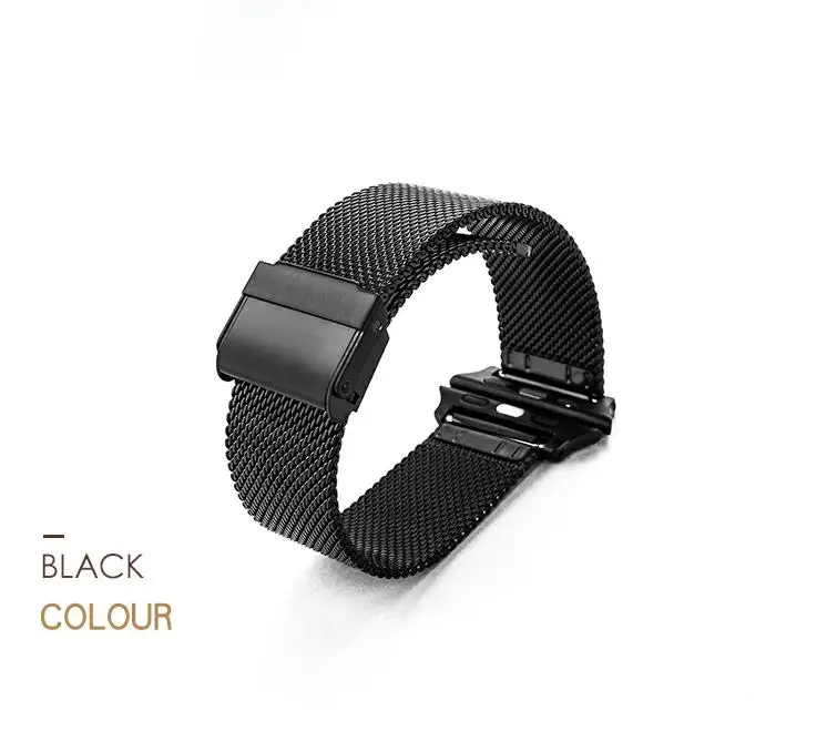 MEIKANGHUI Миланская петля браслет из нержавеющей стали ремешок для Apple Watch correas pulseira 42 38 мм браслет ремешок для iwatch 1 2 3