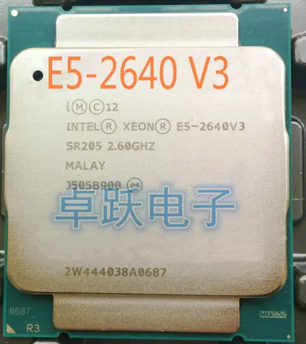 Оригинальная версия Intel Xeon OEM не es 2 60 V3 2640 ГГц 8 ядер 20 м 90 Вт E5 2640V3 бесплатная доставка|intel xeon|xeon esintel |