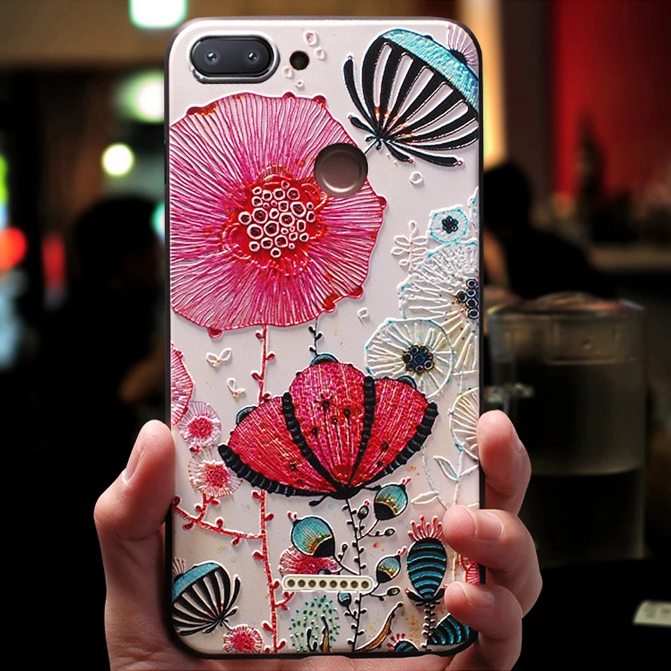 YonLinTan 3D роскошный чехол для xiomi Xiaomi Redmi 6 Redmi6 силиконовый телефона 360 оригинальные