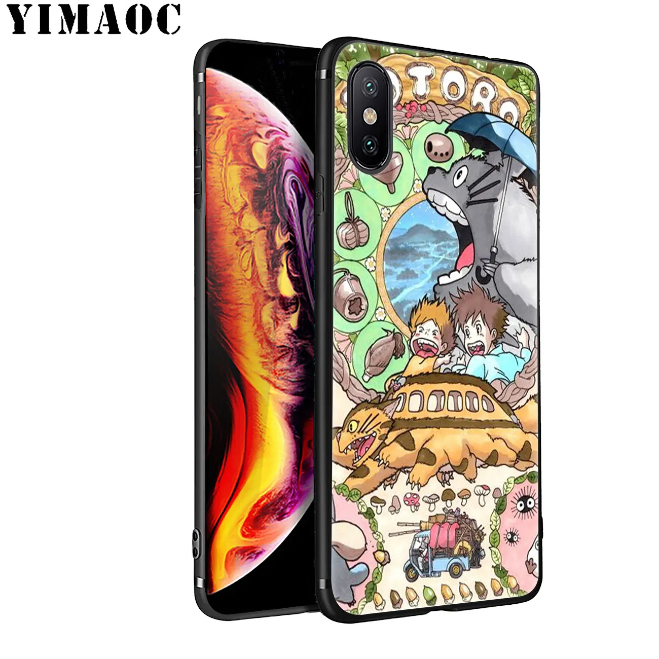Мягкий силиконовый чехол для iPhone 11 Pro XS Max XR X 6 6S 7 8 Plus 5 5S SE 10 Black Cover|Бамперы| |