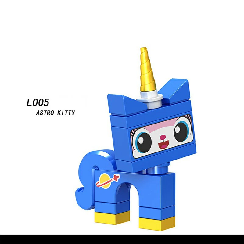Темно-синий Для фильма ниндзя, Unikitty Emmet Wyldstyle, Sheriff Gordon Nya Cop Lord Vitruvius, Бэтмен, строительные блоки, игрушки, фигурки, кирпичи - Цвет: Темно-синий