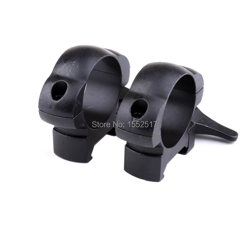 Стальные кольца ткача 30 мм низкопрофильный Черный Матовый верхний кронштейн|weaver