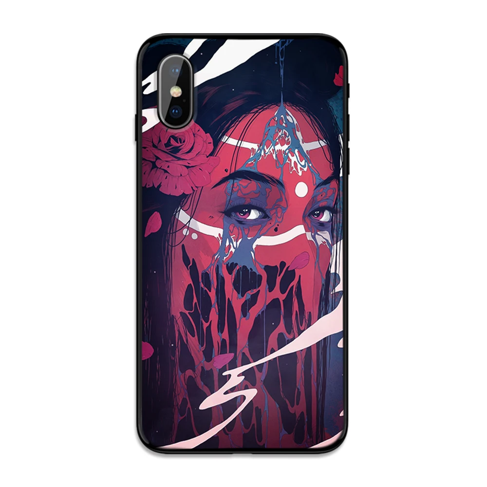 Японский стиль кран к морю мягкая термополиуретановая крышка-чехол для Apple iPhone 6 6S