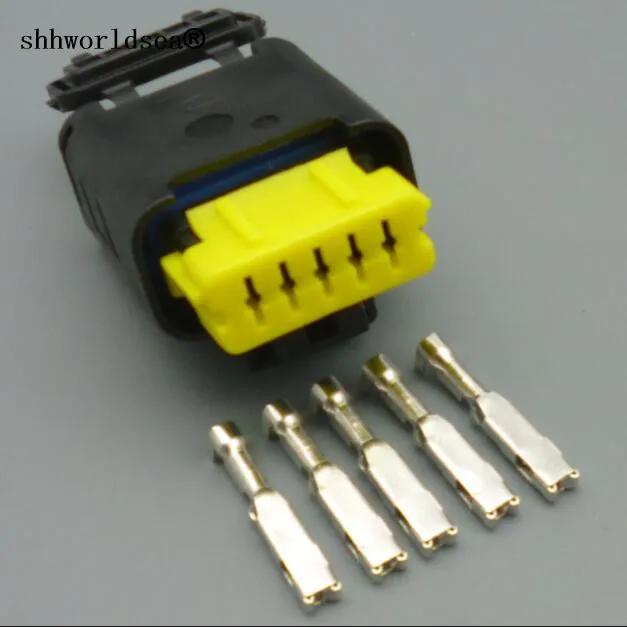 Shhworldsea 5 Pin 1 мм Автомобильный авто Женский Водонепроницаемый Электрический