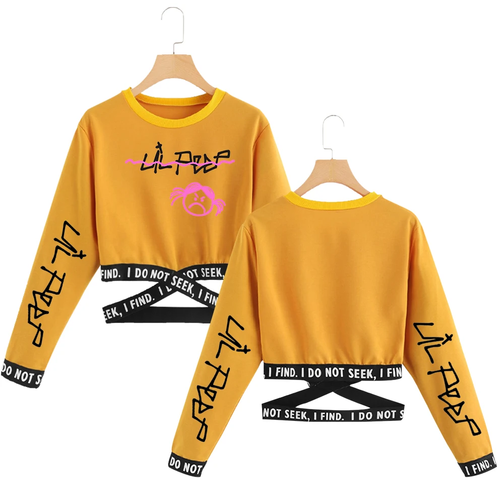 Lil Peep Новая мода принт harajuku удобный монолитный свитер высокого качества Женская толстовка Горячая Распродажа Пальто Толстовка