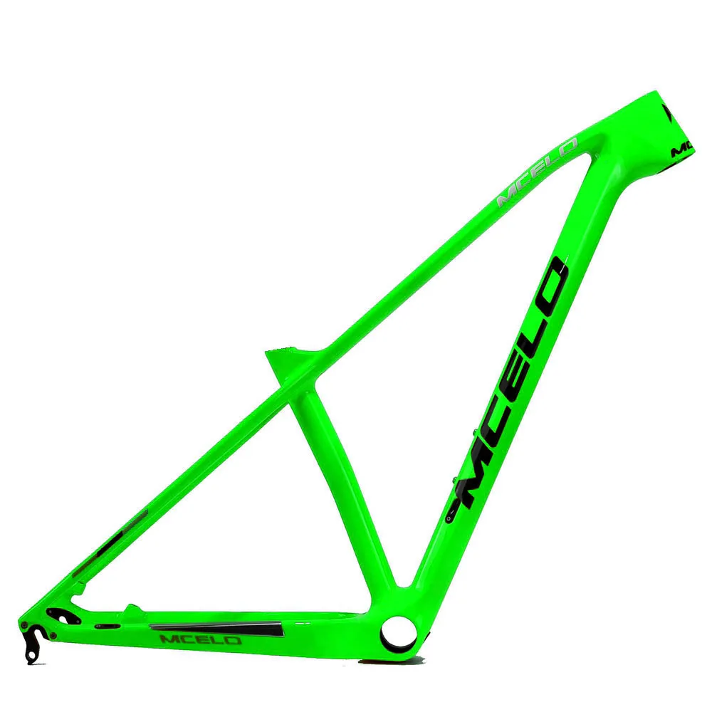 green 27.5er 17M T800 углерода mtb рама 29er mtb углеродная рама 29 углерода крепежная рама для горного велосипеда 142*12 или 135*9 мм раме велосипеда - Цвет: green 27.5er 17M