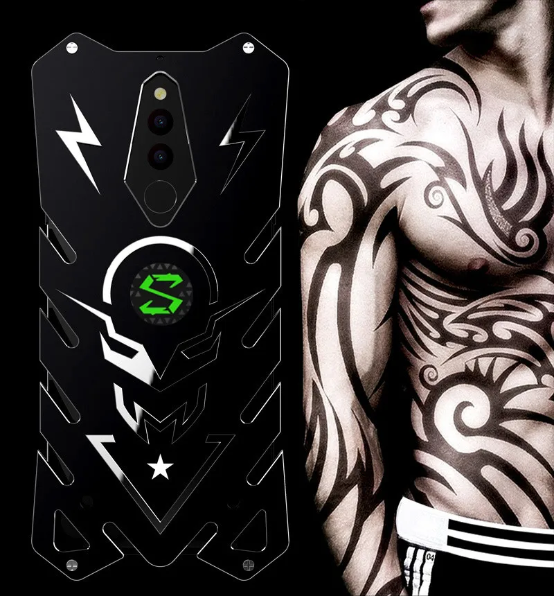 Zimon Armor авиационный металлический чехол для Xiaomi Black Shark Blackshark 2 Helo мощный чехол противоударный из анодированного на станке с ЧПУ алюминия чехол