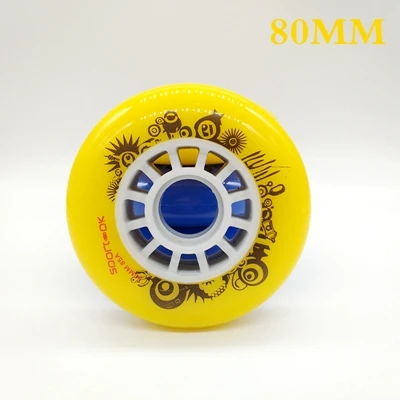 Роликовые коньки колеса распродажа 8 шт./лот - Цвет: yellow 80