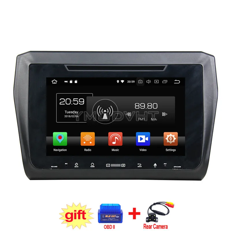 YMODVHT 8 дюймов Android 0 Восьмиядерный PX5 4 Гб ОЗУ 32 ПЗУ автомобильный DVD плеер Радио