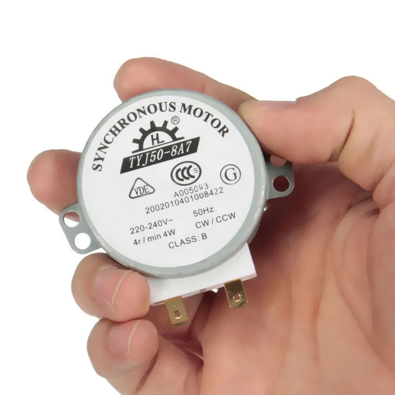 Мотор переменного тока 220V-240V 50Hz CW/CCW синхронный микроволновый виниловый
