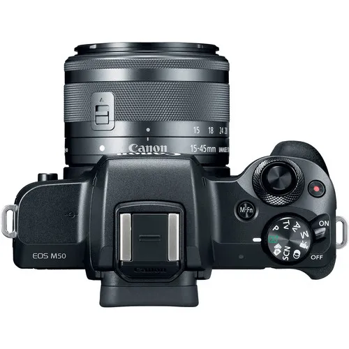 Canon M50 беззеркальная цифровая камера EF-M 15-45 мм IS STM объектив, HD 4 K-Vari-Angle сенсорный экран Wi-Fi Цифровая ILC камера(Совершенно новая