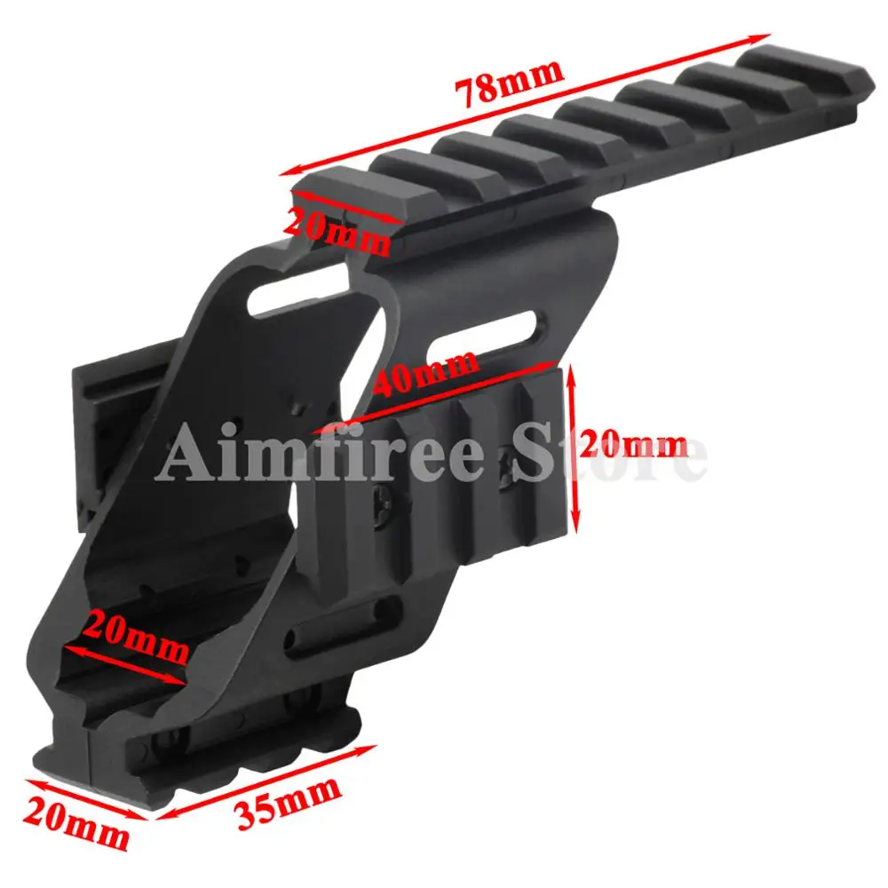 Универсальная направляющая для Пикатинни 20 мм полимерная Glock 17 5 56 аксессуары