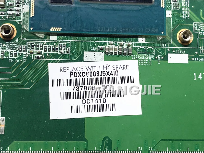 Для hp павильон 15-N048NR 15-N Материнская плата ноутбука 737986-501 737986-001 аккумулятор большой емкости DA0U82MB6D0 I7-4500U 740 м 2 ГБ полностью протестирована