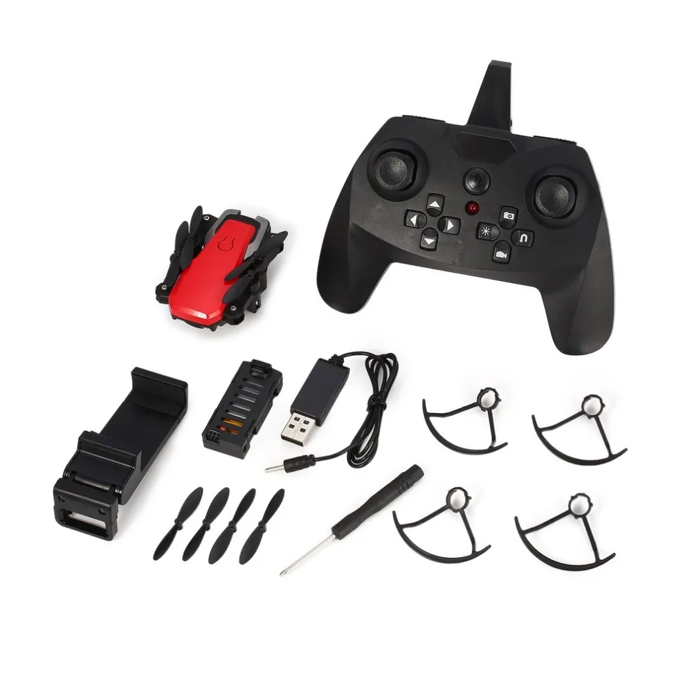 0.3MP RC Квадрокоптер Дрон с камерой мини карманный Радиоуправляемый Дрон FPV селфи в режиме реального времени высота Удержание Безголовый режим 3D флип Wifi
