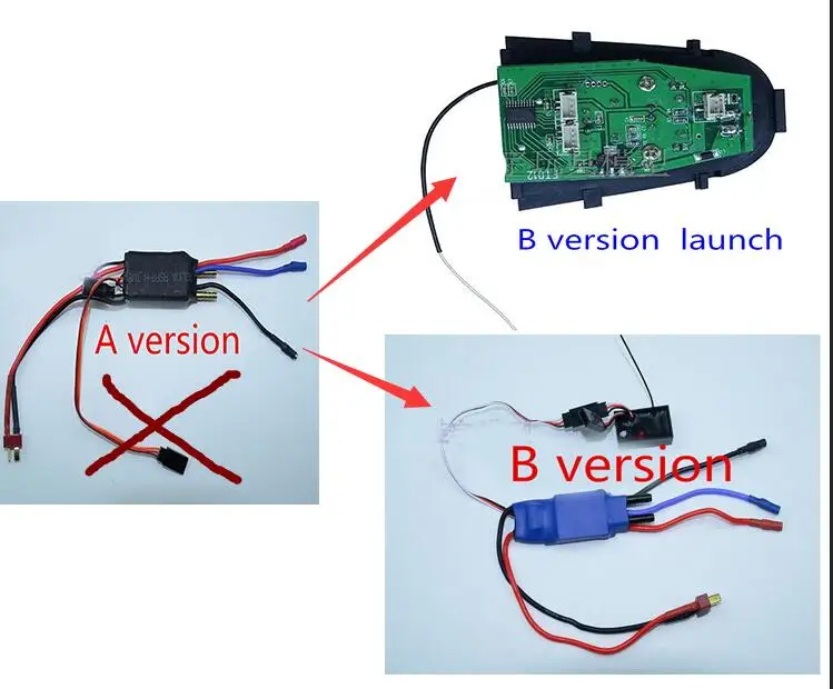 FT011 RC Запчасти для лодок odl/Новая версия ESC (Версия A и B) | Игрушки хобби