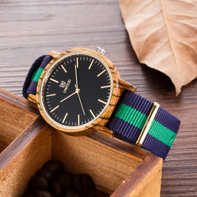 2018 Топ бренд влюбленных бамбуковые деревянные повседневные часы кварцевые