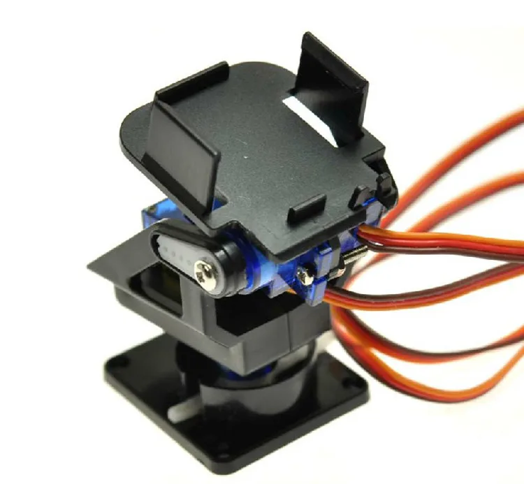 

Servo Bracket PT Pan/Tilt Camera Platform Anti-Vibration Camera Mount For Aircraft FPV Dedicated Nylon PTZ For 9G SG90 MG90S
