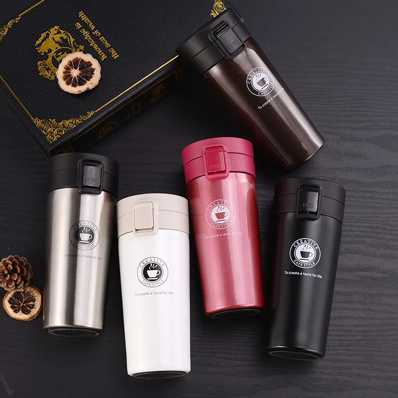 Нержавеющая сталь термос кофейная кружка BPA-Free термос, вакуумная Изолированная бутылка для воды, двойные стенки кофейные кружки
