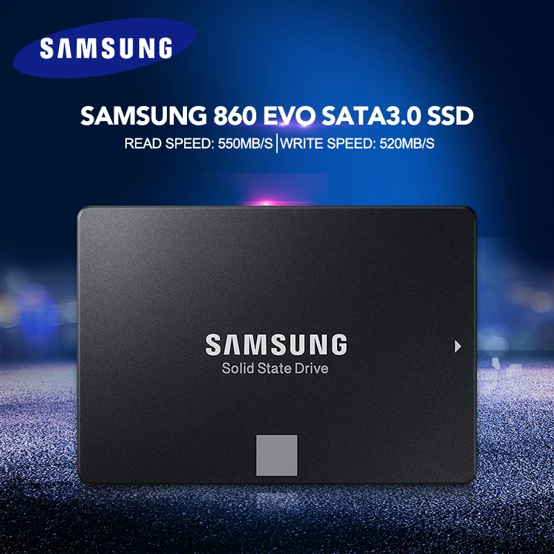 Samsung 860 EVO SSD 250 ГБ 500 Гб Внутренний твердотельный диск HDD жесткий SATA3 2 5 дюймов