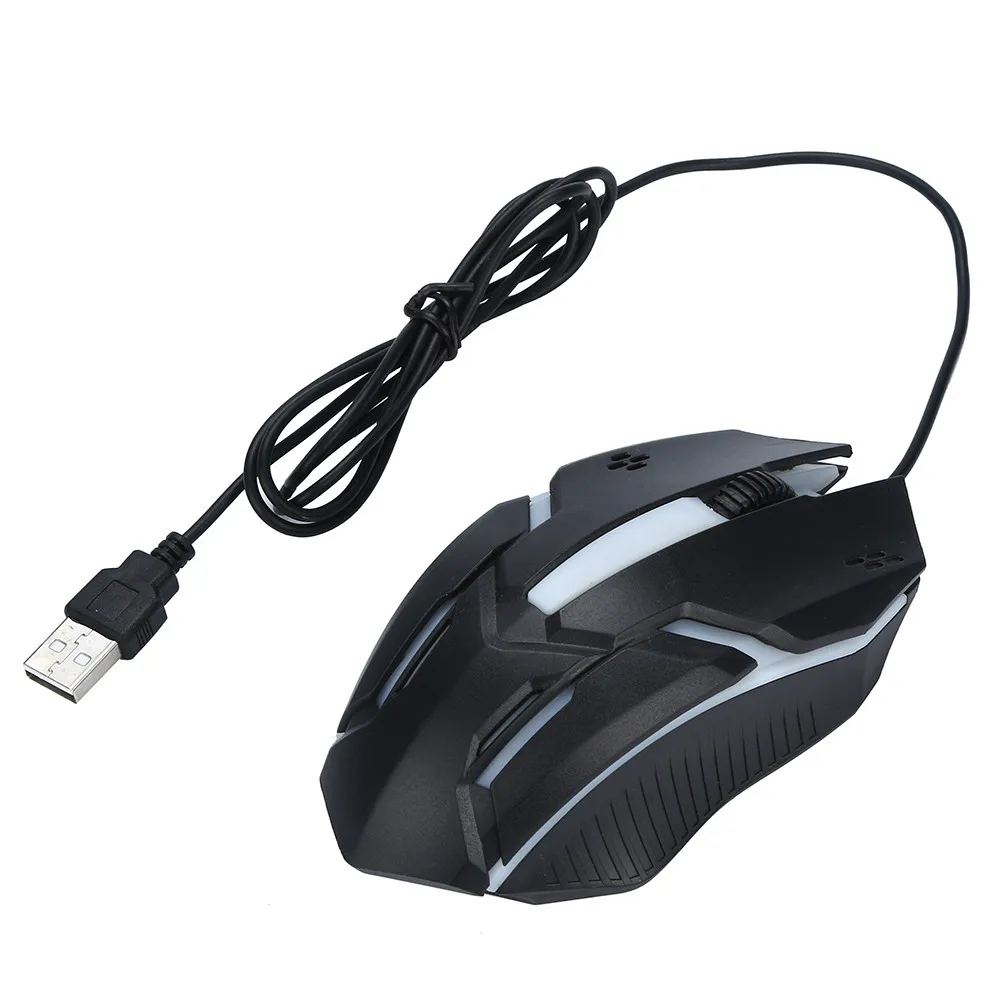 Игровая Проводная оптическая игровая мышь VOBERRY с подсветкой мыши 1200 DPI для ПК