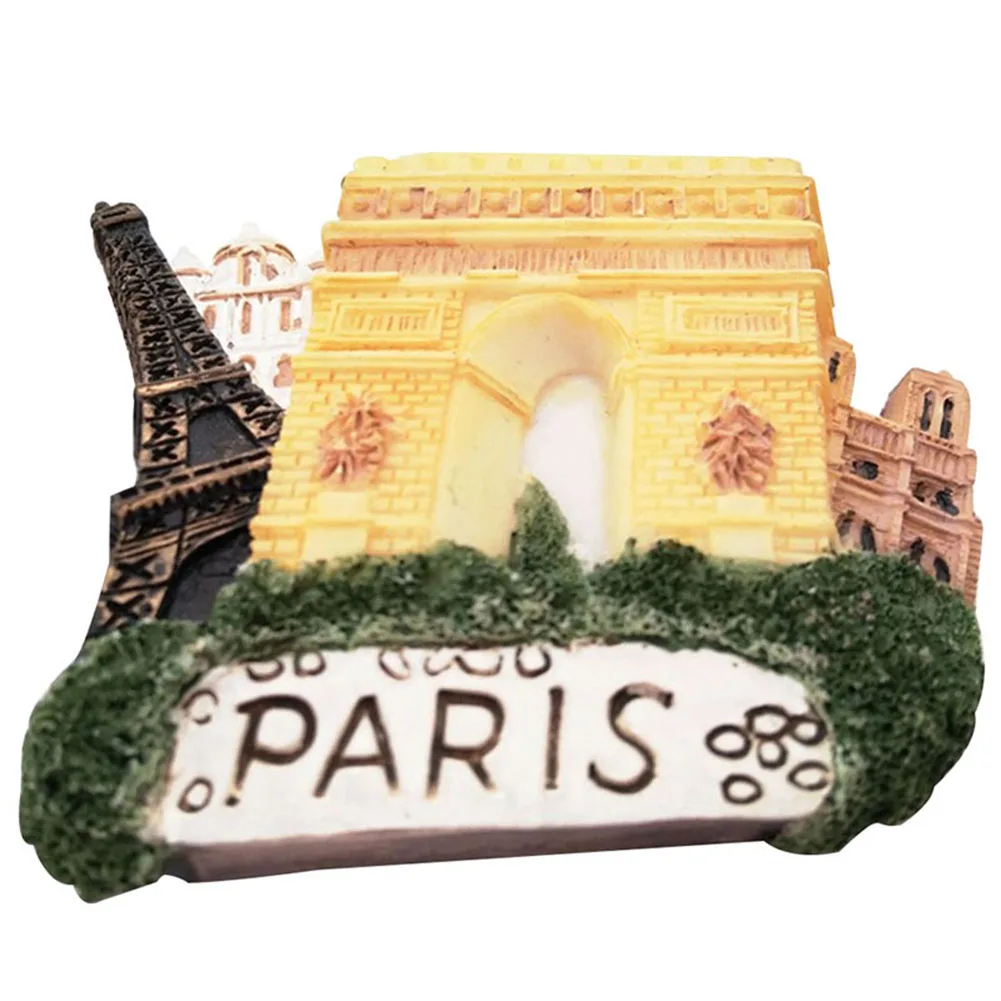Высокая Notre Dame DE Paris 3D магнит на холодильник ремесло Триумфальная арка Франции