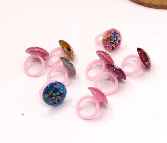 100 шт. смешанные кольца оптовая продажа партии Анна Микки Эльза девочки дети