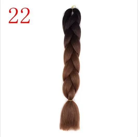 P4/30 LISI HAIR Jumbo Braids Ombre long Synthetic Braiding Hair Blonde Pink Blue Grey multiple colour 100g 24 inches - Цвет: P4/30